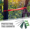 KONTONTY 9pcs Heavy Duty Tree Staking Straps Stakes Ropes Bark