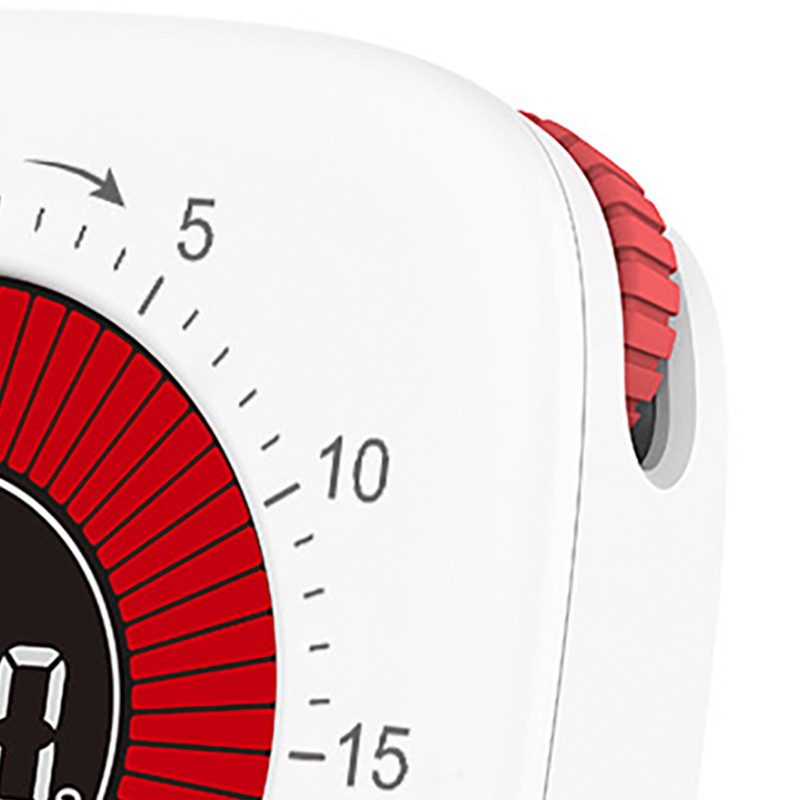 Digital Visual Timer Rechargeable 60 Minute Countdown Kids Study Desk