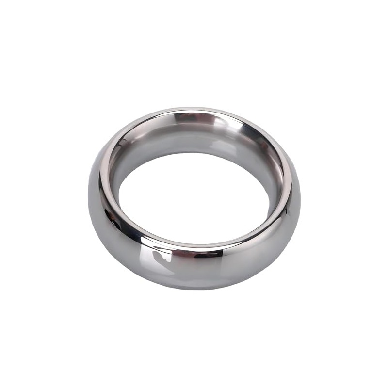 LEHUAO Seamless Metal O-Ring, Solid Stainless Steel Circle, Men's Multi-Purpose