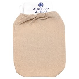 Guante Exfoliante Kessa para La Ducha, Elimina La Piel Muerta Y El Autobronceador Del Cuerpo. Guante Kessa para Usar con Jabón Negro Marroquí.