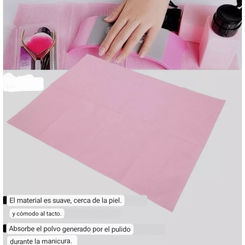 DANYBELLA Campos Toallas Desechables Uso De Aplicación Uñas Pestañas