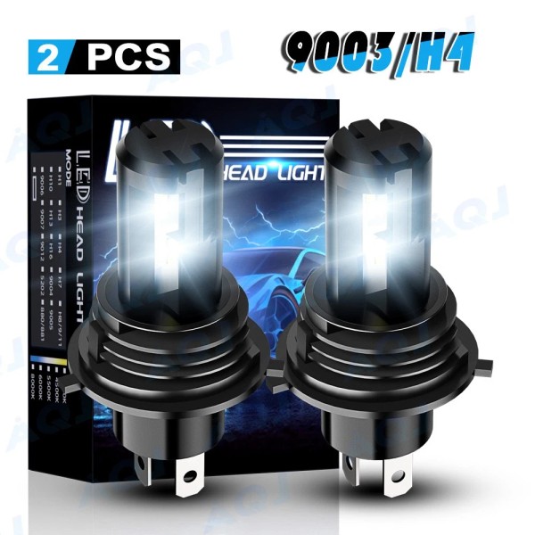 AQJ Bombillos LED Focos Para Auto Carro H4 Luz De