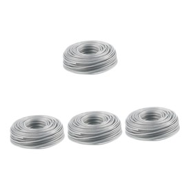 Kisangel 4pcs Professional Mowing Trimmer Rope String Trimmer Line for Lawn Mowers and Grass Brush Cutters Lightweight Wear-resistant Easy to Install