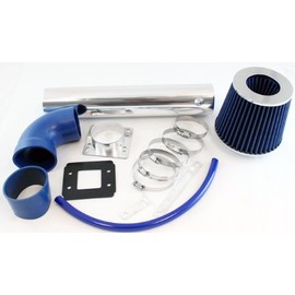 Velocity Concepts Blue Short Ram Air Intake Kit + Filter Compatible with 88-95 Toyota Pickup 4Runner 2.4L l4