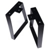 Osring 16 Inch Trapezoid Table Legs 2pcs, Solid Steel Furniture