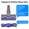 FUNTECK Anti-Tangle Brush Bar with End Cap for Dyson Motorbar