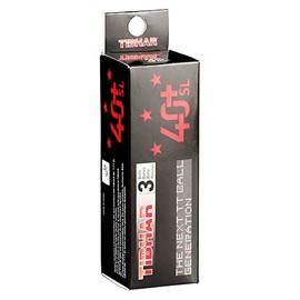 Tibhar 40+ 3 Sterne Tischtennisbälle, weiß, 525