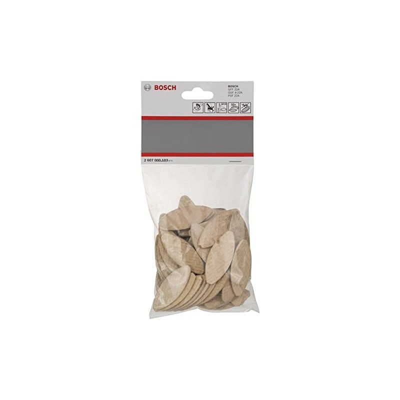 Bosch Professional 2607000103 0 Flat Dowel Size 20 Grey