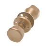 Aqbau® Door Knob, Rotatable on Round Rosette Button Push Knob