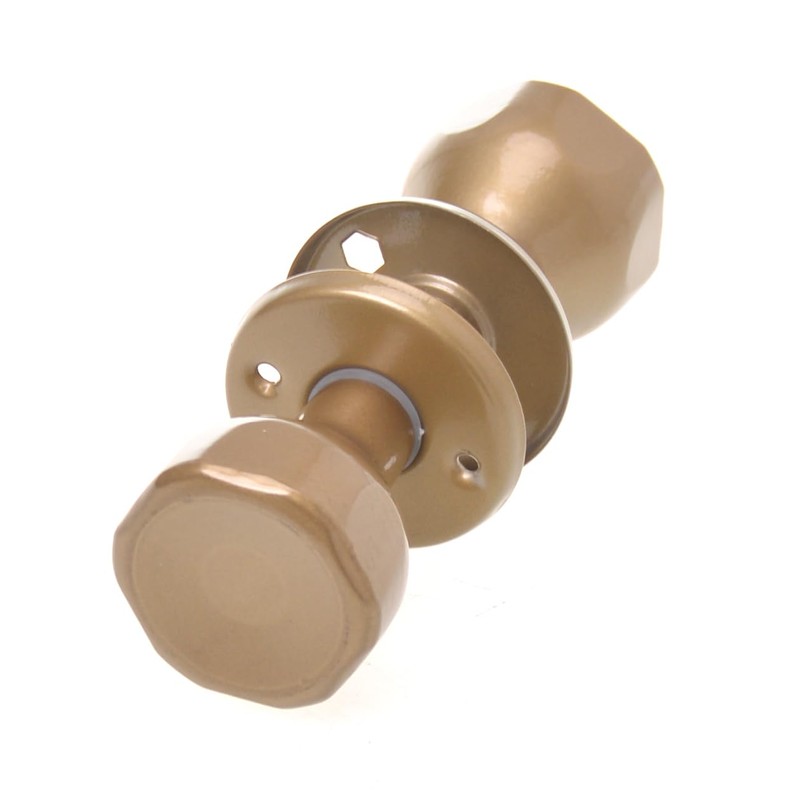 Aqbau® Door Knob, Rotatable on Round Rosette Button Push Knob