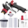 Aflybltol Hvlp Spray Gun with Paint Mixing Quick Cup, Automotive