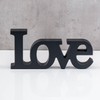 levandeo Love Home Relax Lettering Black MDF Letters Wooden Decorative