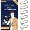 Johnson & Smith 6 Pack metal blanco collar extensores para