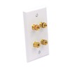 VCELINK Banana Jack Binding Post Keystone Jack Insert with Black