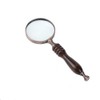 X-SHIYUN Handheld Magnifier，10X Magnifying Glass,Reading Magnifier 10X with Solid Wood