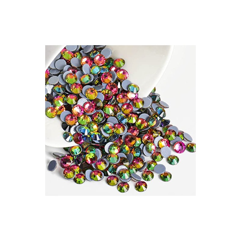 Beadsland Hotfix Rhinestones, 1440pcs Flatback Crystal Rhinestones for Crafts Clothes