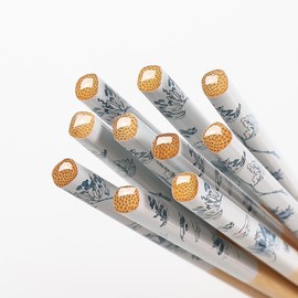 200 Pairs Bamboo Chopsticks - Reusable, Wooden, Disposable, Dishwasher Safe Bulk, 9.4 Inches with Chinese & Japanese Styles,Kapok