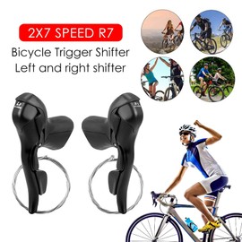 Mountain Shifters - 2 * 7 8 9 10 11 Speed Brake Levers Mountain,Diameter 0.93-0.95in Road Shifters for, 2 Variable Speed Cores 2 Brake