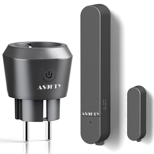 Window Contact Switch, Cooker Hood, ASOFTY Wireless Exhaust Control with