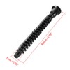 sourcing map Furniture Confirmat Screw 7x69mm Hex Socket Wood Screws