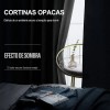 Cortina Blackout Para Ventana 107x160cm 2pzs Habitacion Sala
