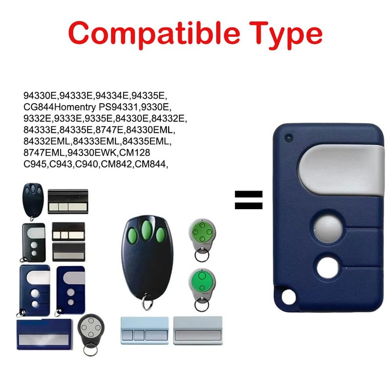 Garage Opener Handheld Transmitter Compatible with Chamberlain 84335EML, 84333E, 94333E,