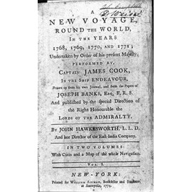 HistoricalFindings Photo: John Hawkesworth,New Voyage,Round The World,James Cook