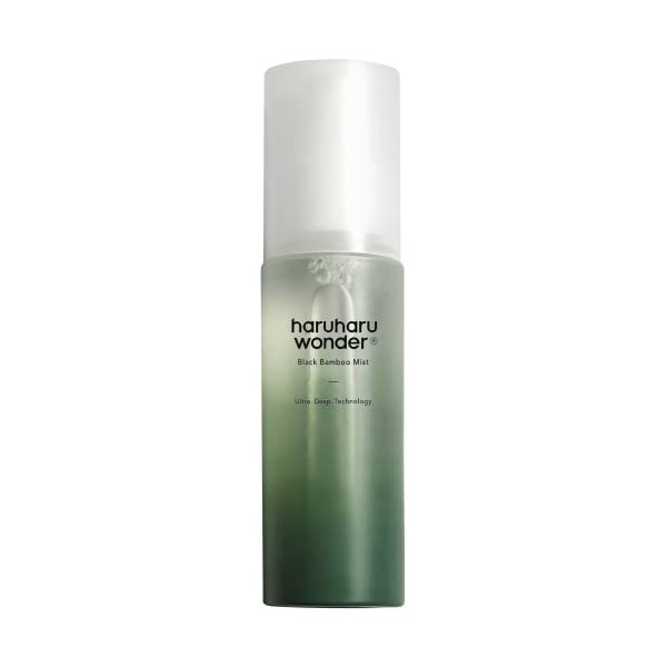 HARUHARU Wonder Black Bamboo Mist 2.7 fl. oz /80 ml | Facial Mist, Immediate Moisture, Cooling Hydration | Cruelty Free, EWG-Green