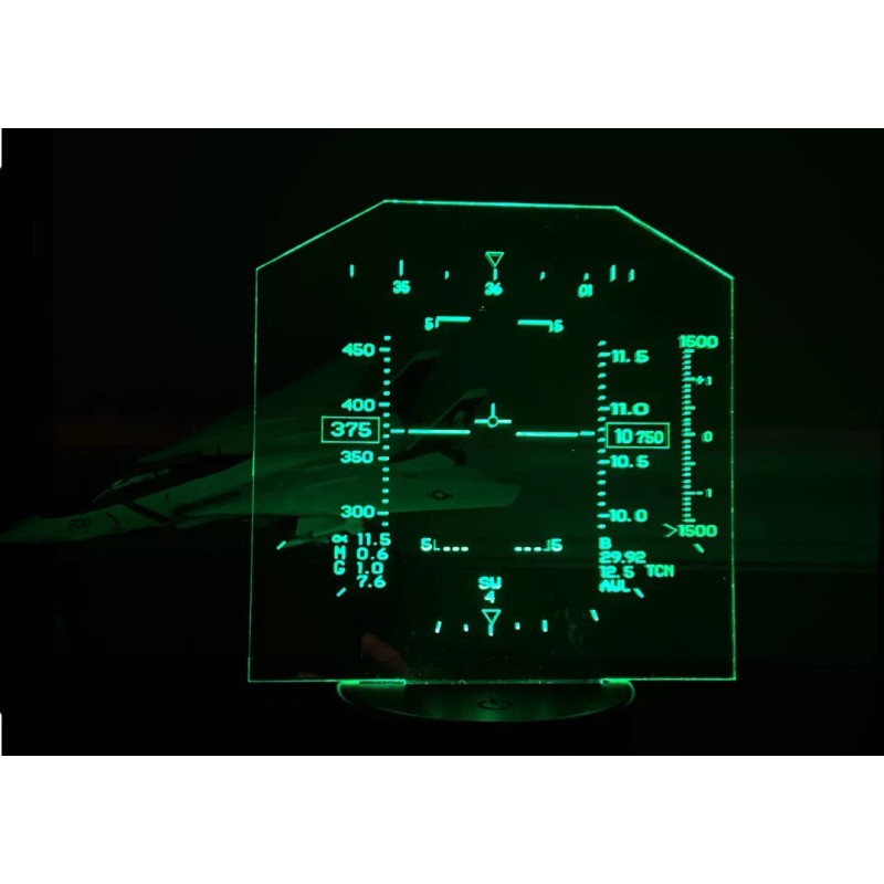 F14 Tomcat Heads Up Display -HUD- LED Light -Sign -