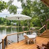Deck Umbrella Mount,Umbrella Holder for Deck Railing,Patio Deck Mount Umbrella
