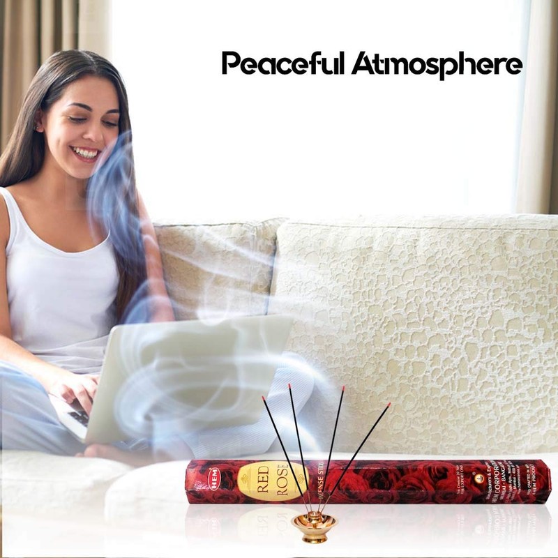 HEM Red Roses Incense Sticks, Other, Black, 240 Grams