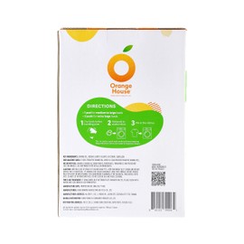 Orange House Laundry Detergent Pods, Natural Orange Oil, Plant-Based Detergent Pods, Hypoallergenic, Free & Clear, 54 Count, HE Compatible and All Washer