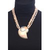collezione alessandro Short Ariel Necklace with Opulent Shell Pendant, Shell