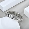 STARCHENIE Infinity Knot Bracelet 316L Stainless Steel Double Layer Braided