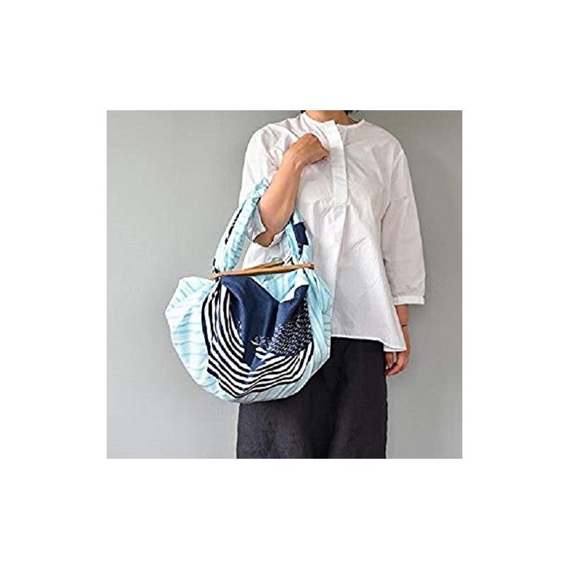 Furoshiki Patchen PP Black White Frosted Handle *Easy to make