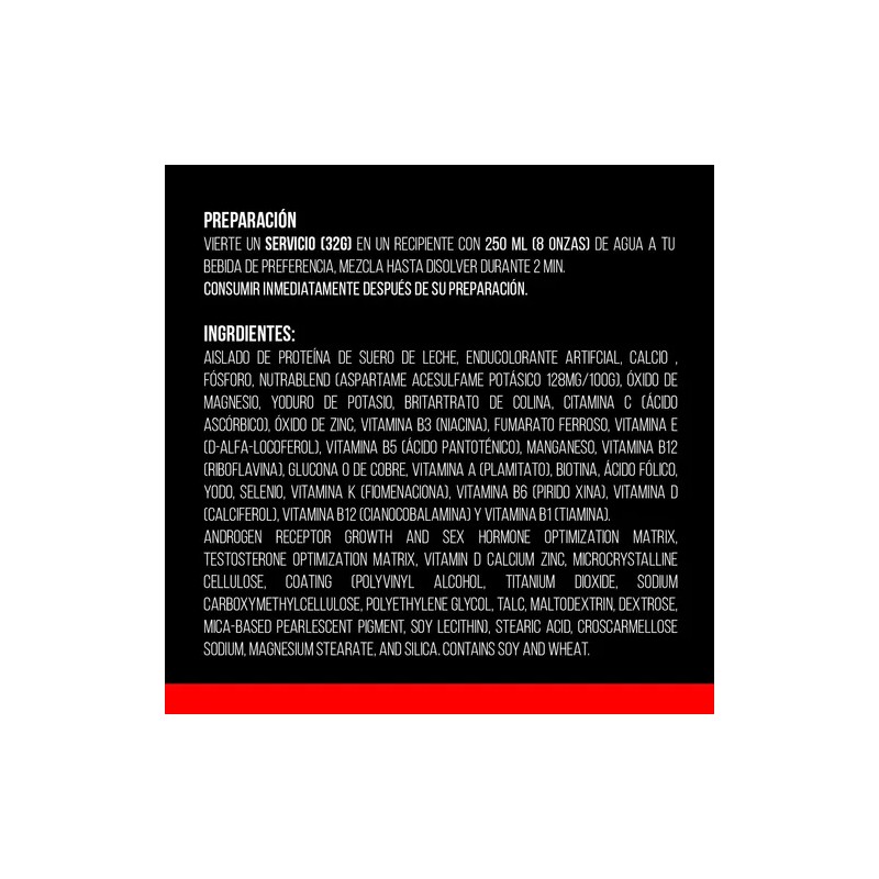 1 Kg Testo Precursor Testosterona + Prote Para Hombres