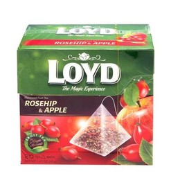 Loyd Rosehip & Apple Tea 20 Pyramid Filters 40g 1.41 oz -
