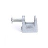 QWORK Beam Clamp, 50 Pcs 3/8" Zinc Plated Iron Safety