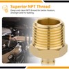KOOTANS 4pcs 5/16" Hose Barb to 3/8 NPT Male Brass