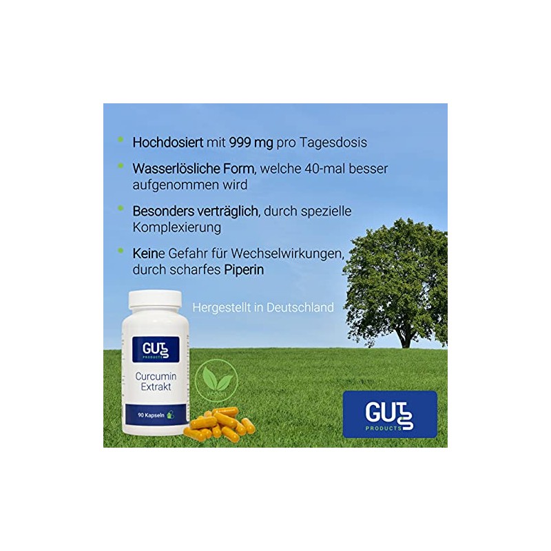 Curcumin Extract Capsules High Dose - 999 mg per Day