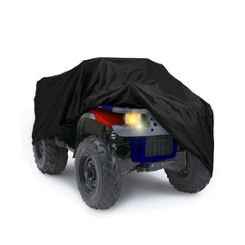 Seal Skin Covers Heavy-Duty 4 Wheeler ATV Cover, Waterproof, Windproof, All-Weather Protection, Universal Fit for Polaris, Honda, Yamaha & More (Black, Large)
