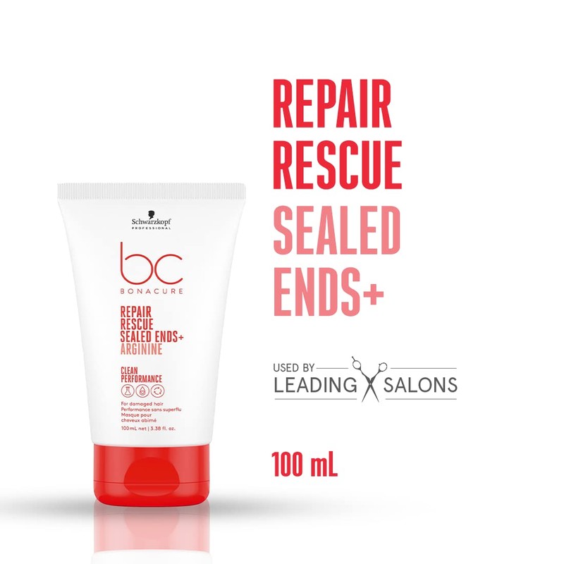 BC BONACURE Peptide Repair Rescue Sealed Ends, 3.38-Ounce (100 mL)