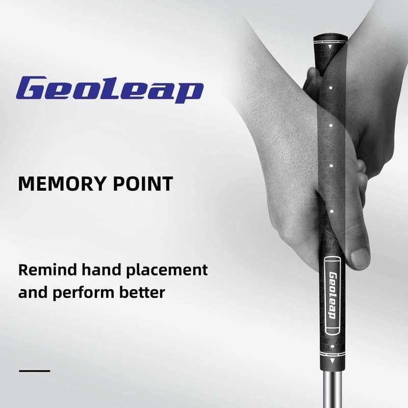 Geoleap Glory-M Golf Grips, Set of 13, Memory Point Assisted