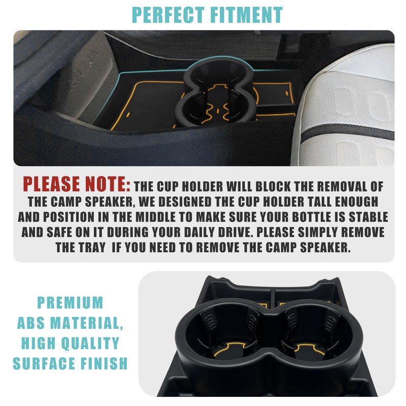 BestEvMod for Rivian R1T R1S Lower Center Console Organizer Tray