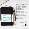 JUBTIC Undated Hourly Weekly Planner, Daily Monthly Appointment Book with