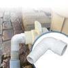90 Degree Elbow Pool Hose Adapter,1/2" Pool Hose Adapter Fitting