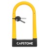 Capstone Rubberized U-Lock with Key, Large