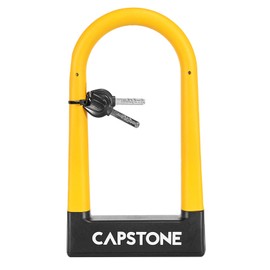 Capstone Rubberized U-Lock with Key, Large
