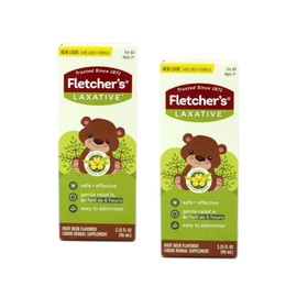 Fletcher's Laxative, Root Beer, 3.25 Ounce (Pack of 2)