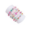 ZZ ZINFANDEL 5Pcs Surfer Beaded Stackable Bracelets for Women Stretch